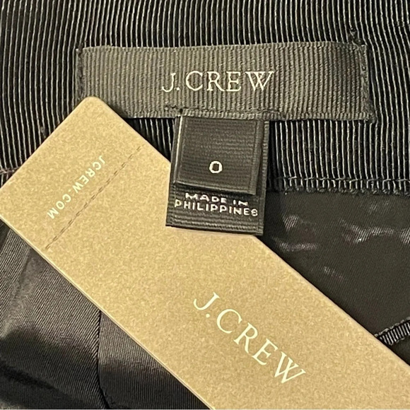 J. CREW Wool Ruffle Mini Skirt in Black - Picture 5 of 7
